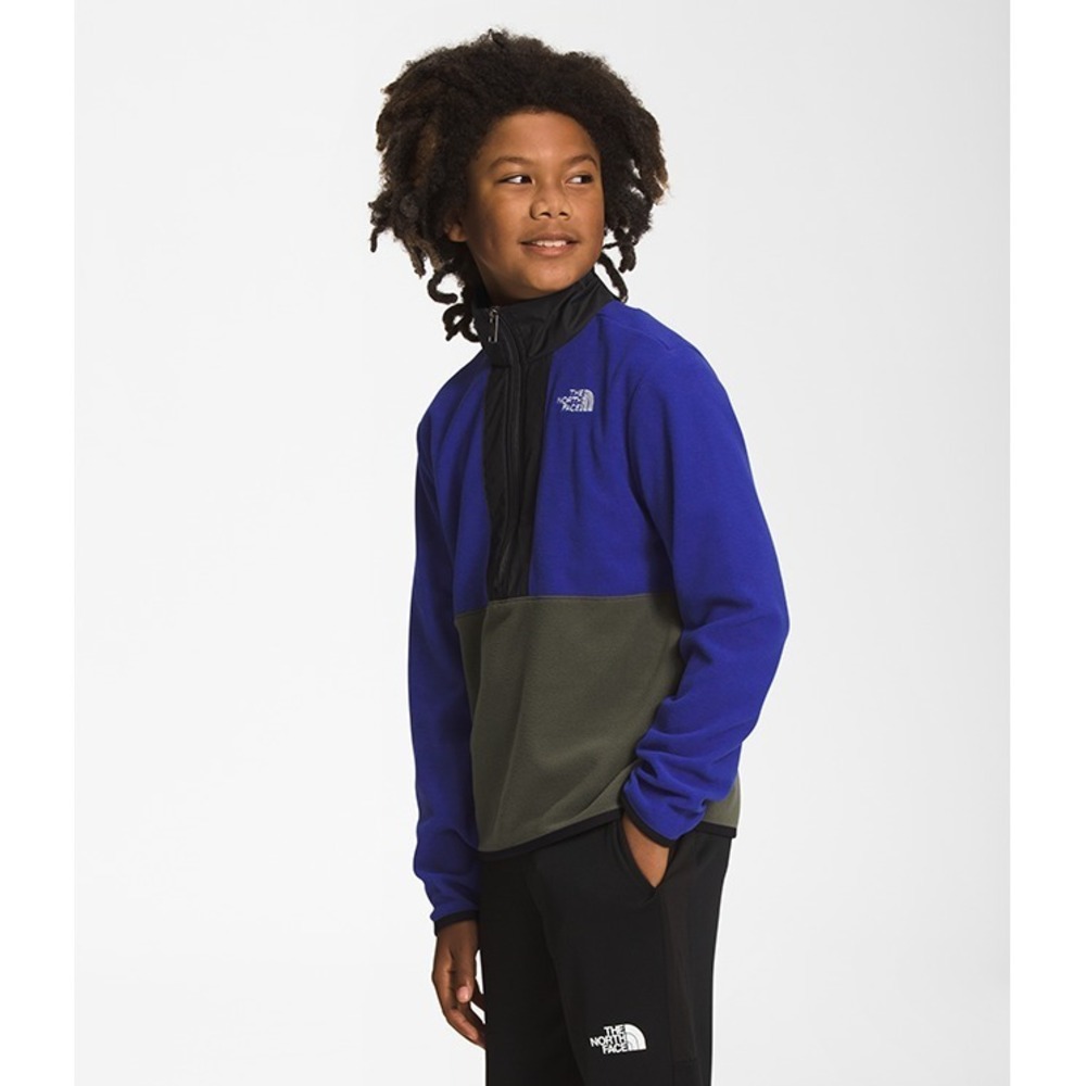The North Face® (Teen XL) Glacier™ 1/2 Zip Jacket in Lapis Blue